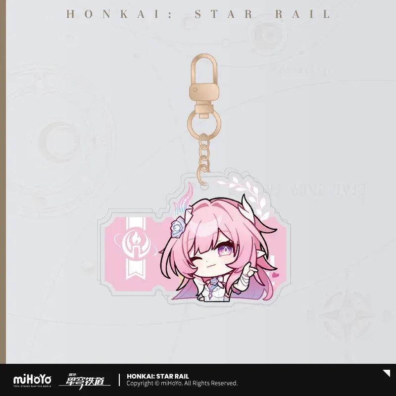 Pom-Pom Exhibition Series Acrylic Keychain Honkai: Star Rail