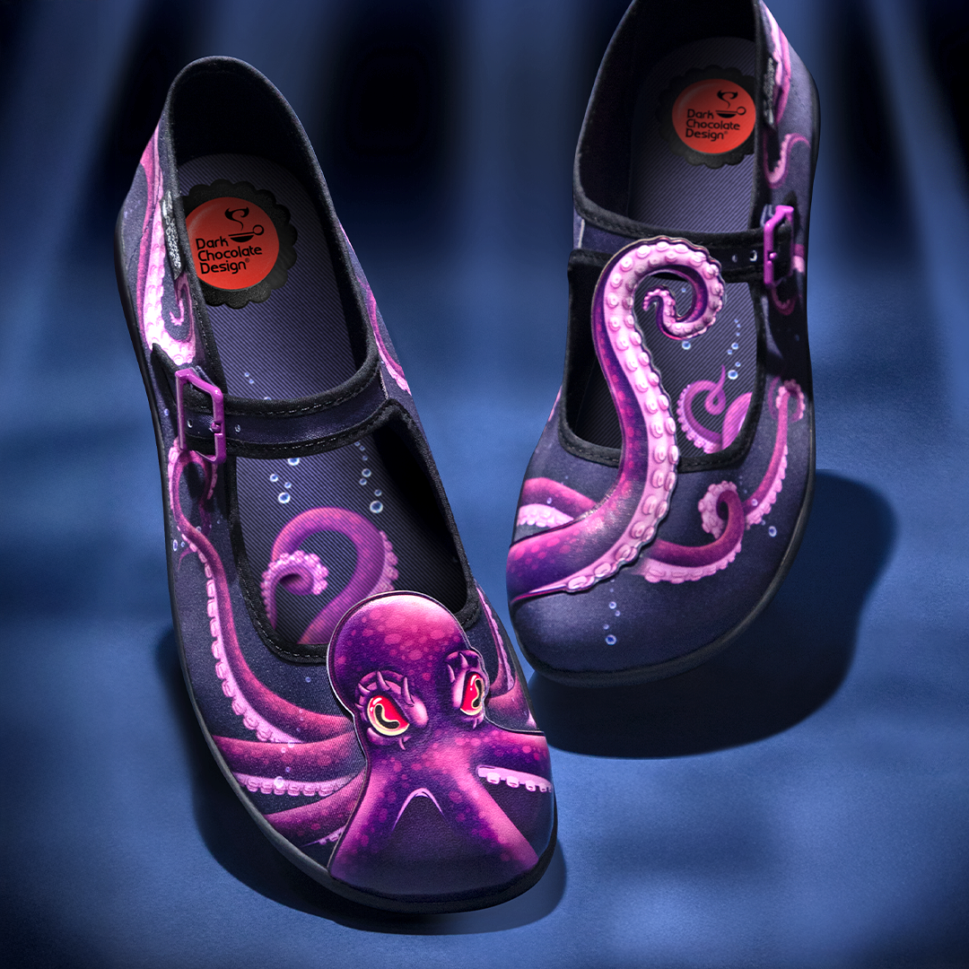 Chocolaticas® Sea Demon Women's Mary Jane Flat