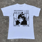 Serial Experiments Lain' Ser. Number White T-Shirt