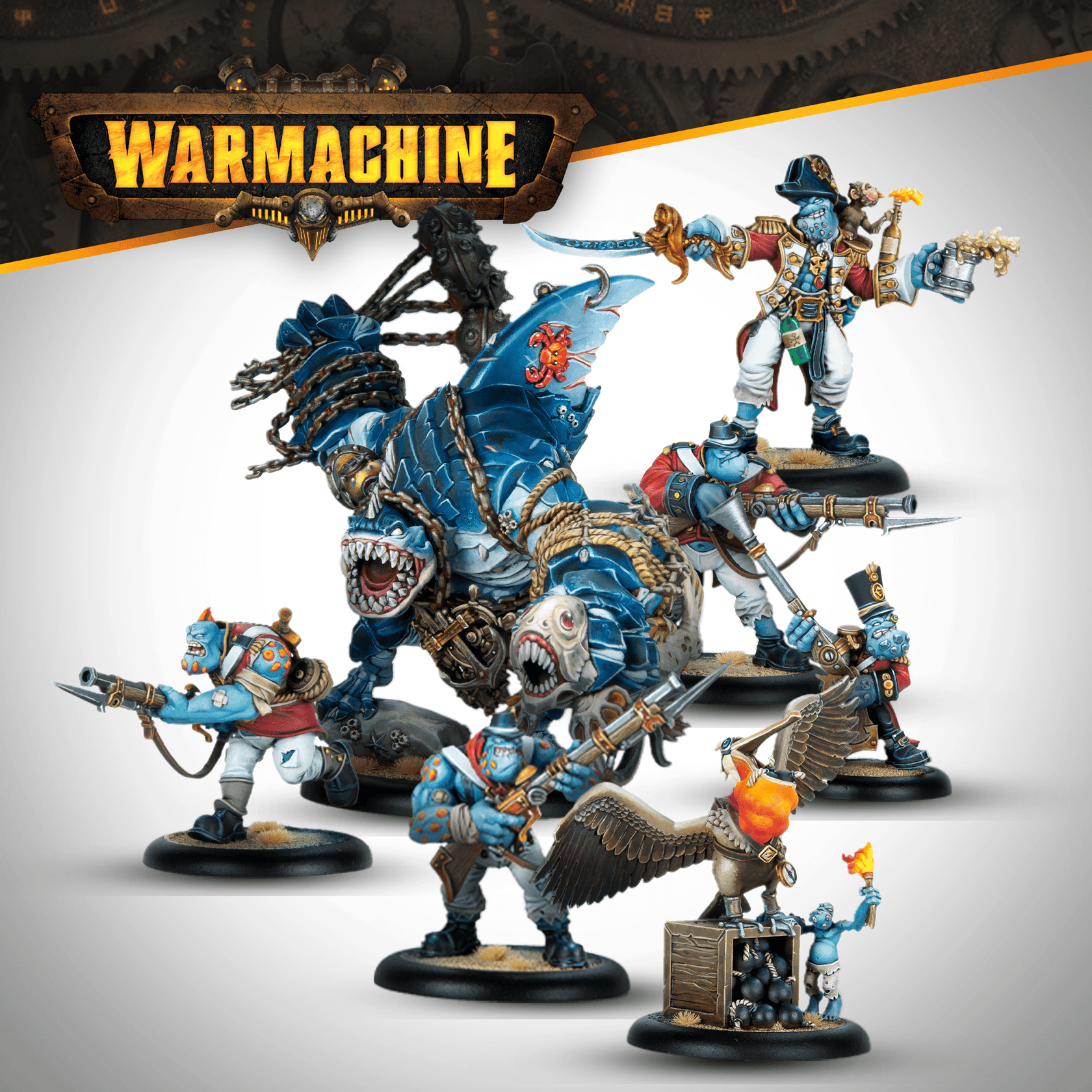 Warmachine: Southern Kriels - Brinebloods - Command Starter