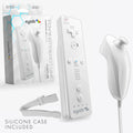 White Wireless Controller Bundle Compatible with Nintendo Wii & Wii U - 