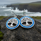 Opal Tree of Life Earrings
