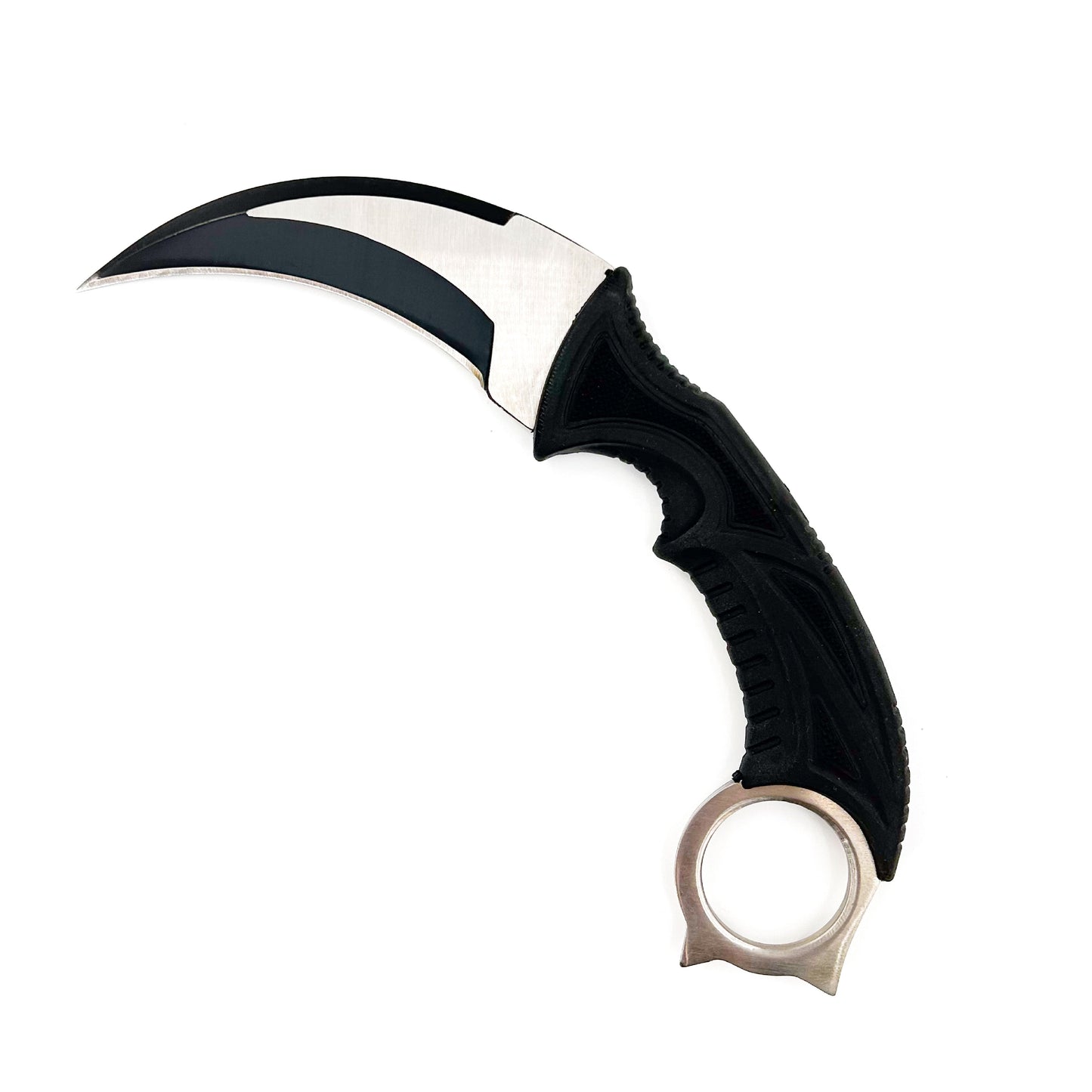 Silver Back Stalker Fixed Blade Survival Karambit-0