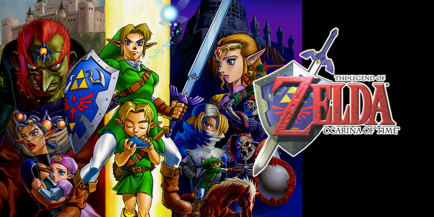 Legend of Zelda Ocarina of Time N64 Nintendo 64 Video Game Cartridge