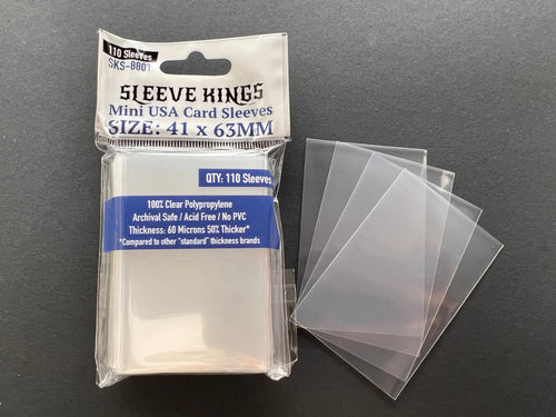 "Street Masters" (Base Game) Compatible Sleeve Bundle (8801 X 1 + 8810 X 5)