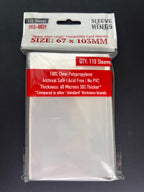 "Space Alert" Compatible Large Card Sleeves (67x103mm) 110 Pack, 60 Micron, SKS-8829