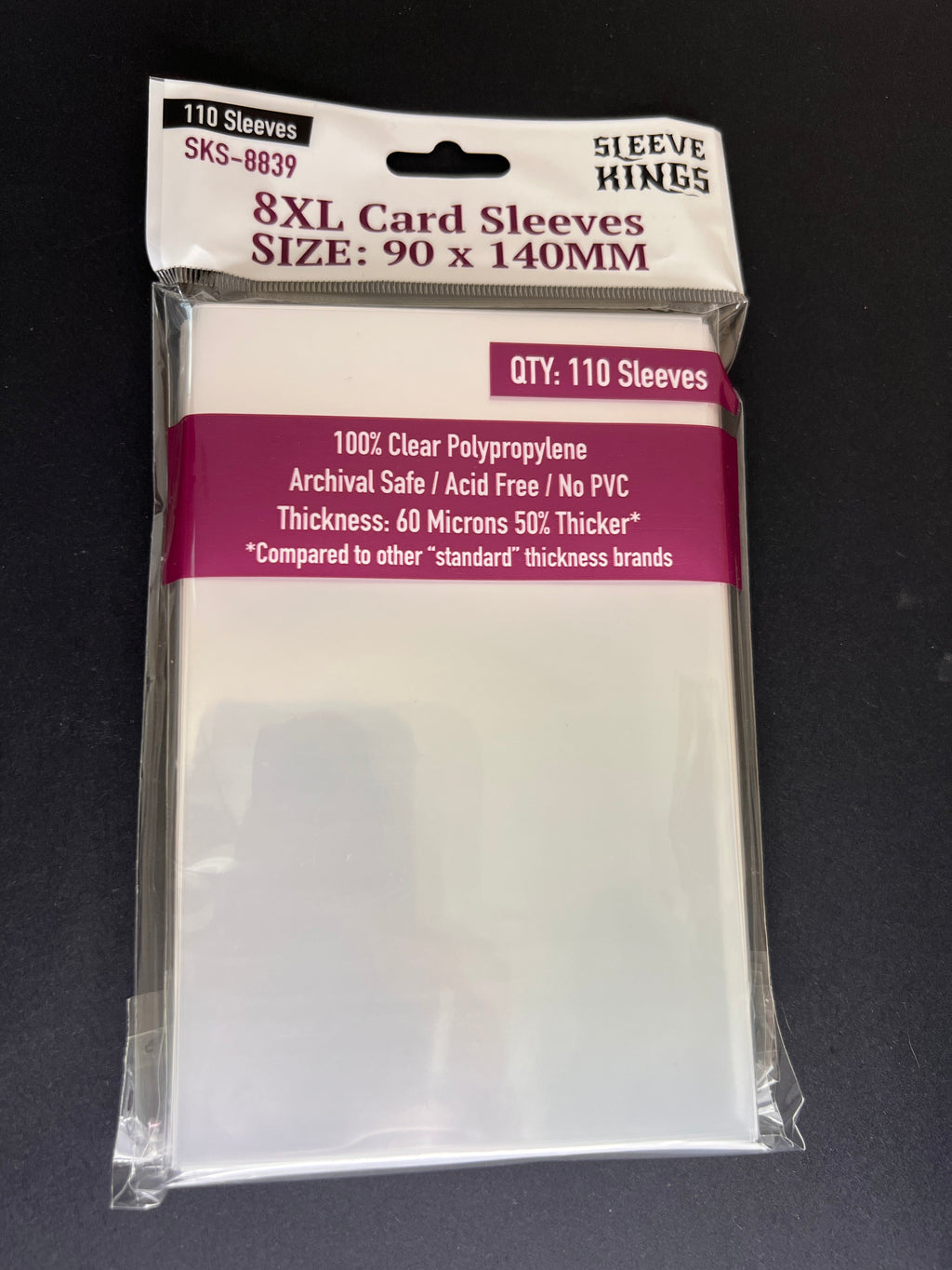 "Millennium Blades" Compatible Sleeve Bundle (8810 X 6 + 8839 X 1)