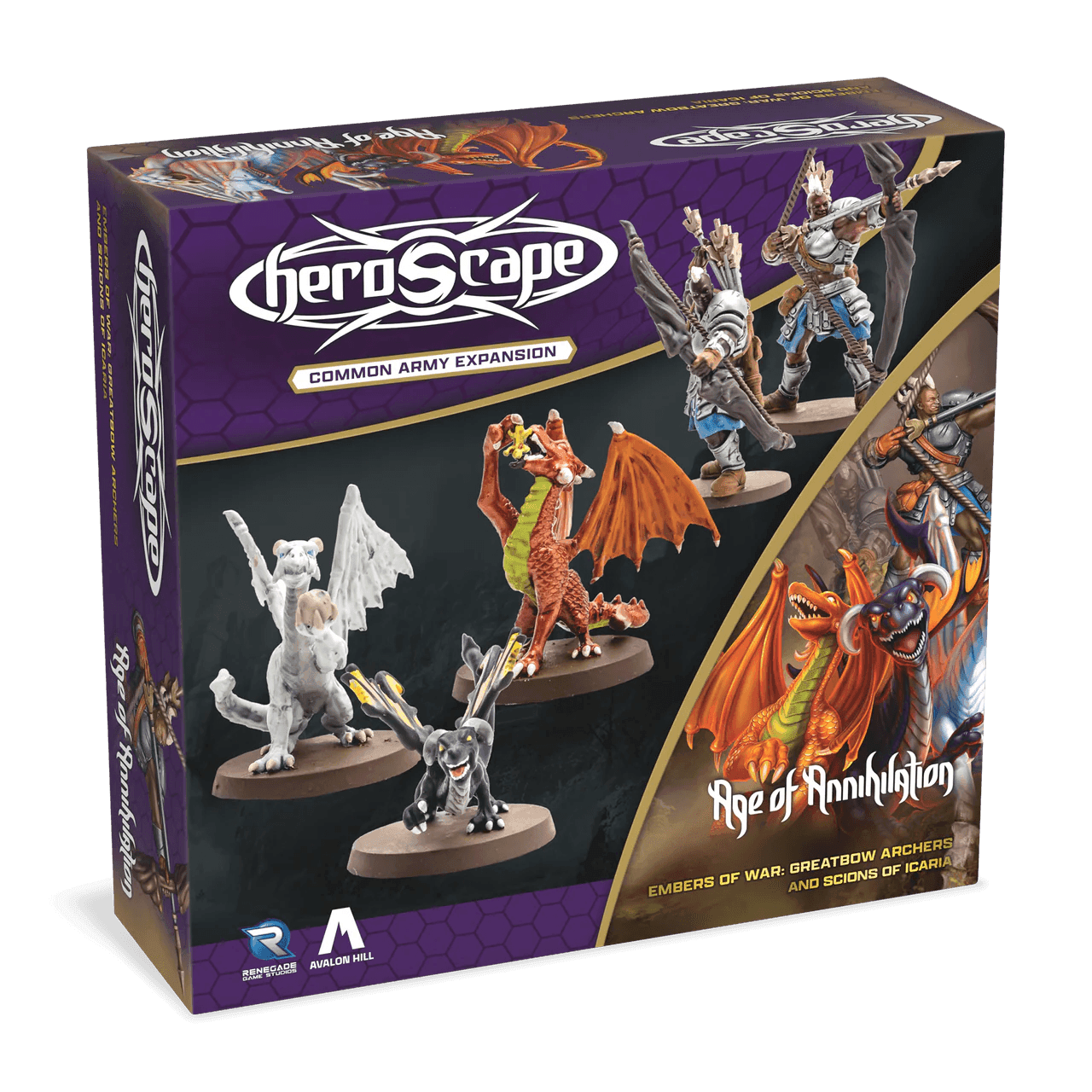Heroscape: Age of Annihilation - Greatbow Archers and Scions of Icaria Army Expansion - 