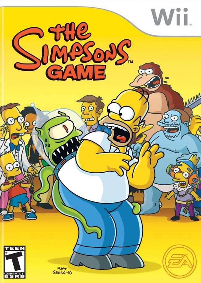 The Simpsons Game (Wii) - Game Manual Only