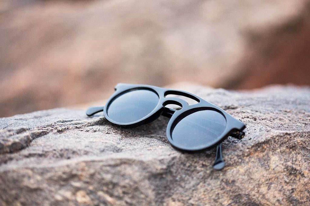 Round Victorian Steampunk Vintage Sunglass - Edgar - Tortoise