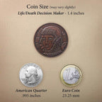 Life/Death Decision Maker Copper Coin - 