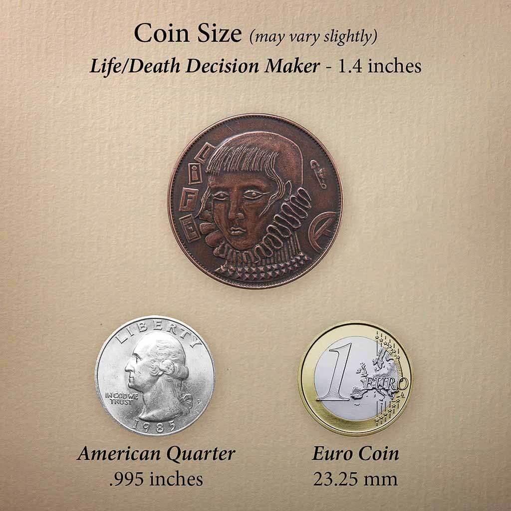 Life/Death Decision Maker Copper Coin - 