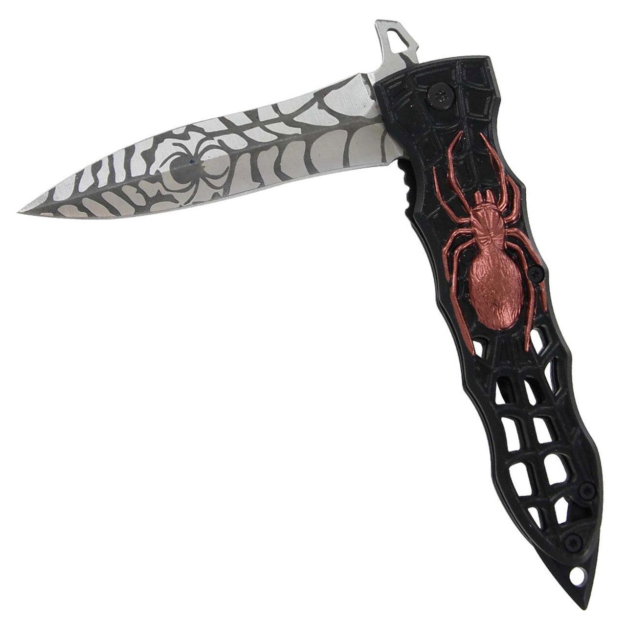 Spring Assisted Deadly Recluse Pocket knife-2