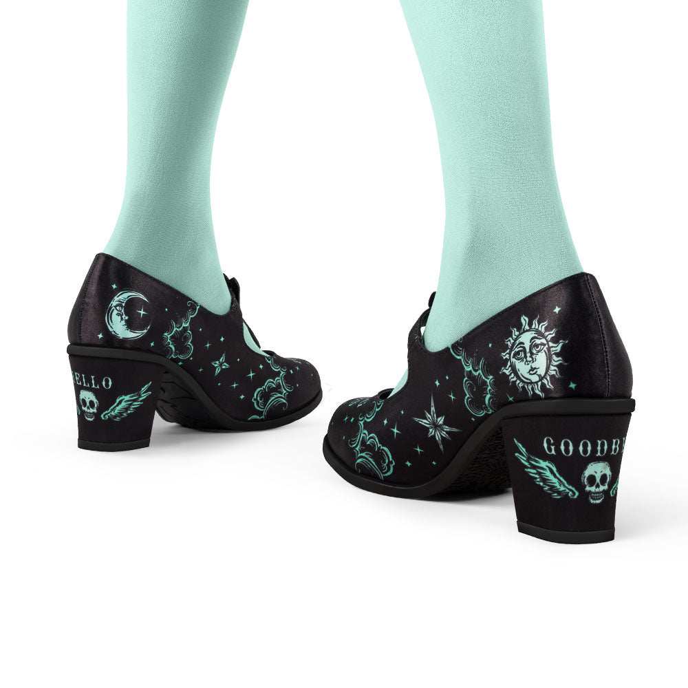 Chocolaticas® Mid Heels Spirit Board Women's Mary Jane Pump - 