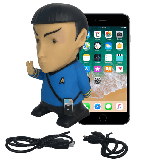 Star Trek: TOS - 6-Inch Mr. Spock Talking Bluetooth® Figure Speaker with Sound Effects - 