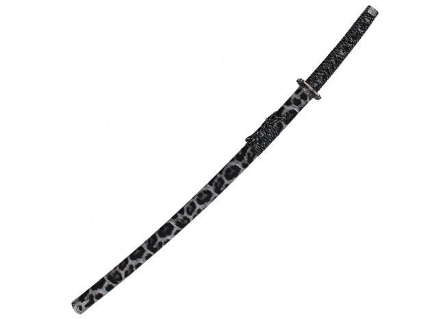 Snow Leopard Japanese Samurai Katana Sword-3