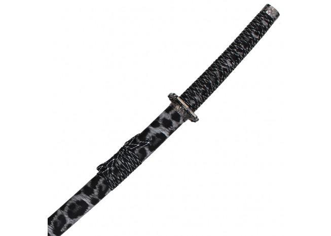 Snow Leopard Japanese Samurai Katana Sword-1