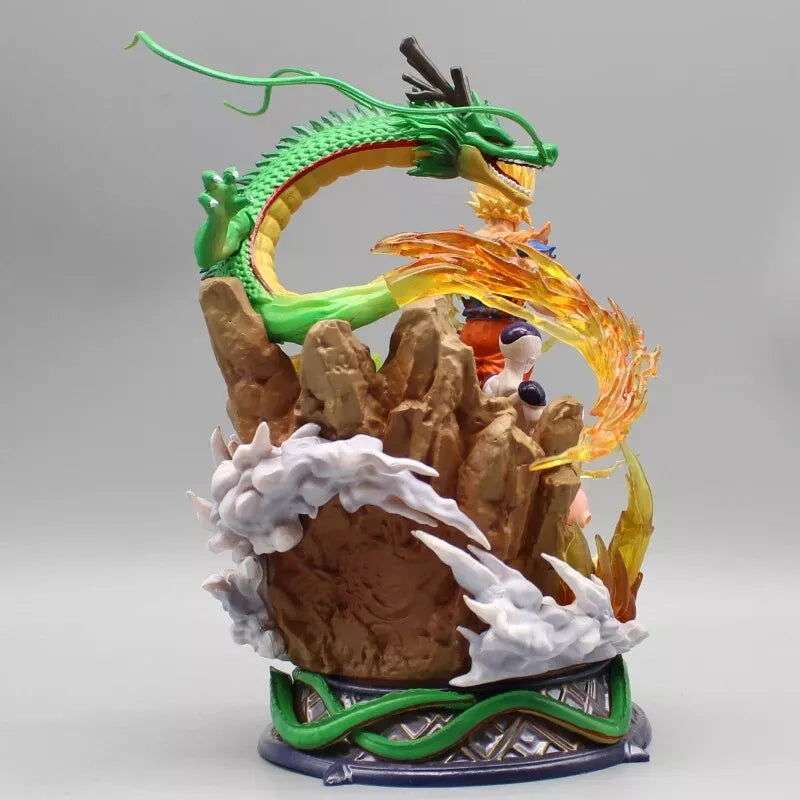 SS Goku Frieza Cell Buu Figurines, Dragon Ball Z Anime Collectible Figures 9 in