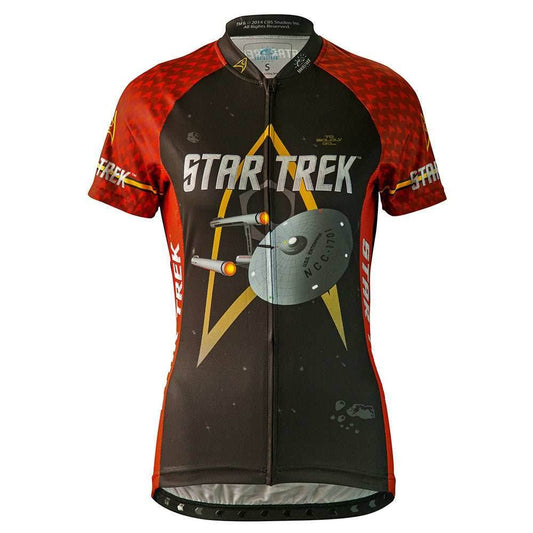Star Trek Women's Engineering Red Cycling Jersey (S, M, L, XL) - Small