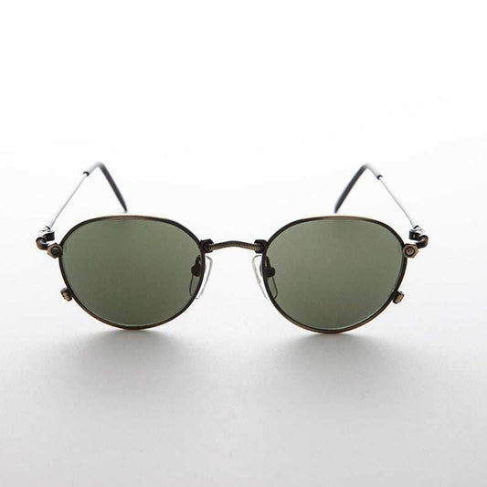 Industrial Steampunk Sunglass with Nuts and Bolt Accent - Steamboy - Antique Bronze