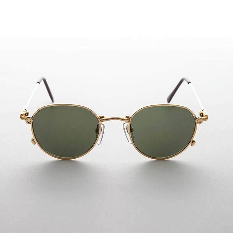 Industrial Steampunk Sunglass with Nuts and Bolt Accent - Steamboy - Antique Bronze