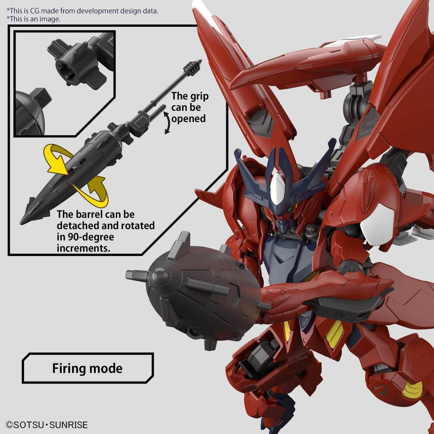 GUNDAM AMAZING BARBATOS LUPUS HG 1/144 Model KIT - 