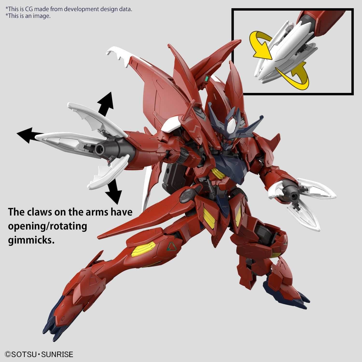 GUNDAM AMAZING BARBATOS LUPUS HG 1/144 Model KIT - 