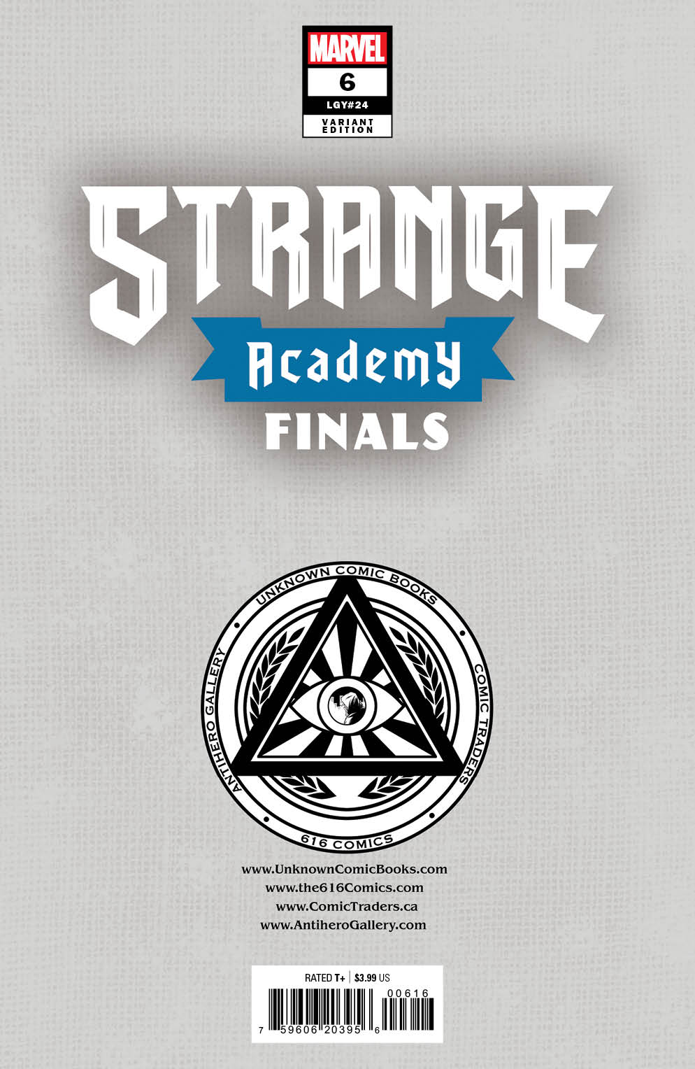 Strange Academy: Finals #6 Unknown Comics Ivan Tao Exclusive Virgin Graffiti Wall Var (04/26/2023)