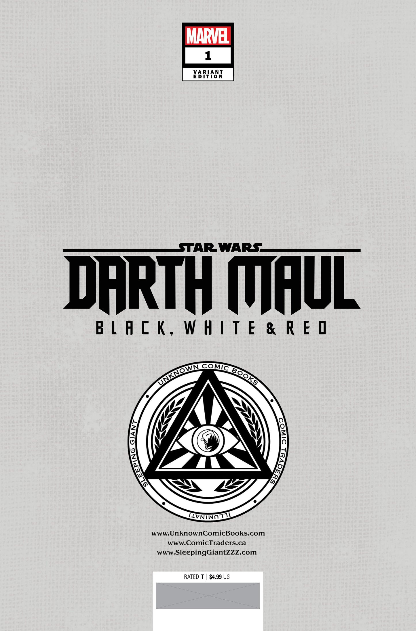 Star Wars: Darth Maul - Black, White & Red #1 Unknown Comics Felipe Massafera Exclusive Virgin Var (04/24/2024)