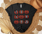 Horror Pumpkins Graphic Tee - S