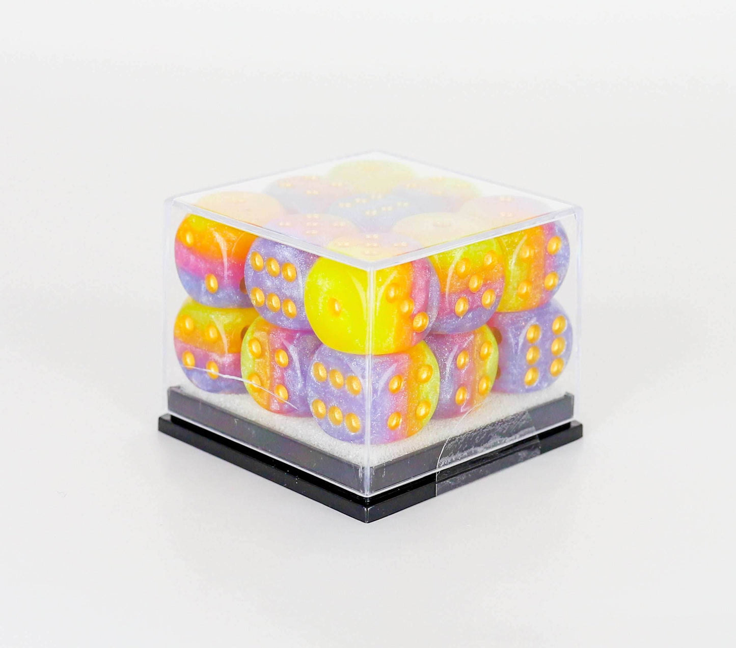 12mm Tahitian Sunset d6 Dice Set - 
