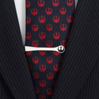 Star Wars Rebel Alliance Crest Cutout Sterling Silver Tie Bar