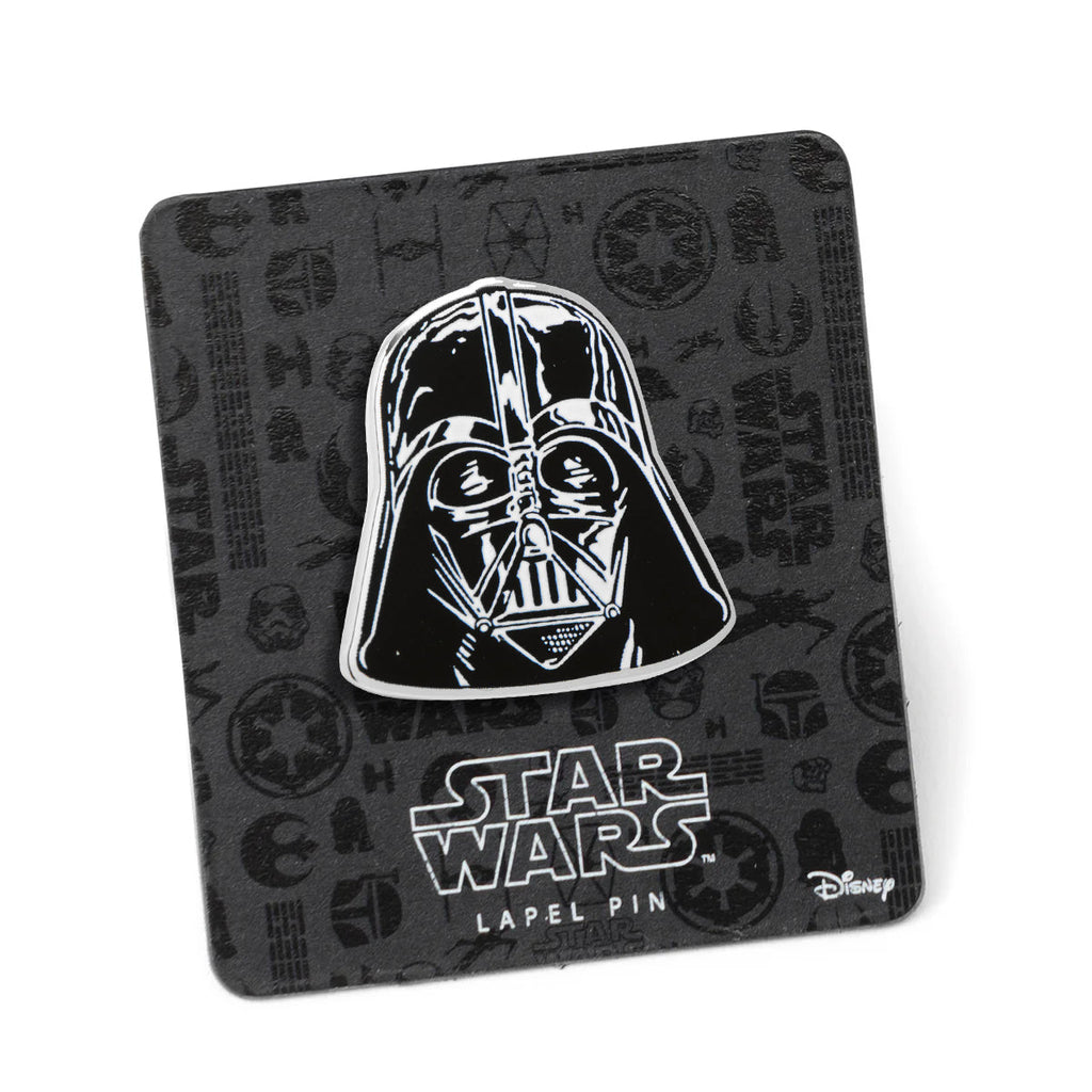 Star Wars Darth Vader Black, White, and Gray Dress Socks and Lapel Pin Gift Set