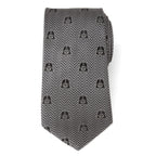 Star Wars Darth Vader Black and Gray Herringbone Tie