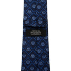 Star Wars Darth Vader and LIGHTSABER Blue Checkered Tie
