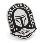 Star Wars Mandalorian Grogu Holiday Dress Socks and Lapel Pin Gift Set