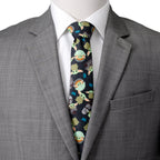 Mando Grogu Navy Men's Tie