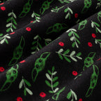 Star Wars Grogu Holiday Black and Green Scarf