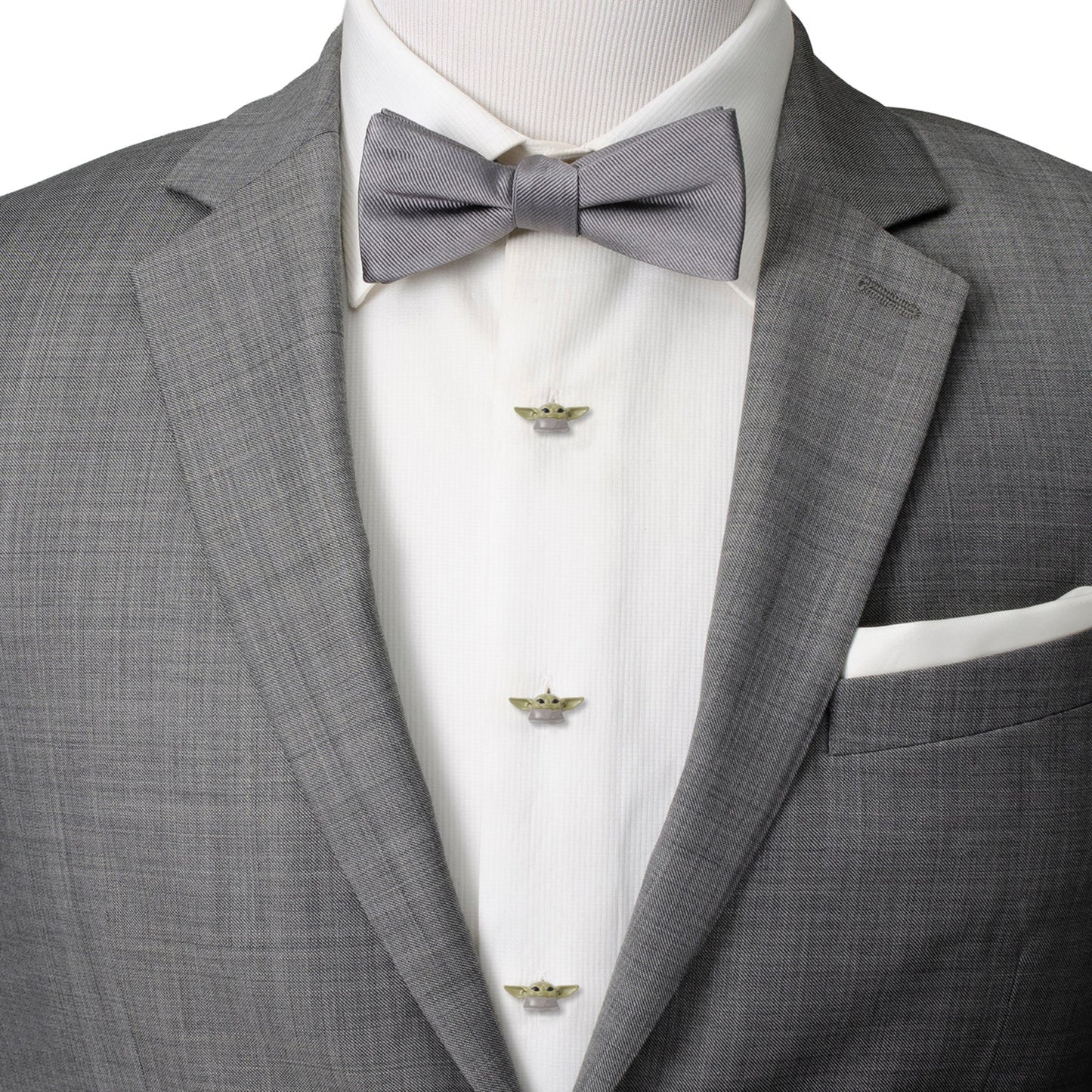 Star Wars Grogu 3D Cufflinks and 5-Stud Set