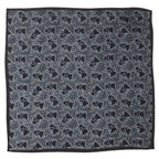 Star Wars Grogu Outline Navy Blue Pocket Square