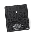 Star Wars Chewbacca Brown and Black Dress Socks and Rebel Alliance Starbird Crest Lapel Pin Gift Set