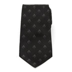 Star Wars Mandalorian Mythosaur Black Silk Tie