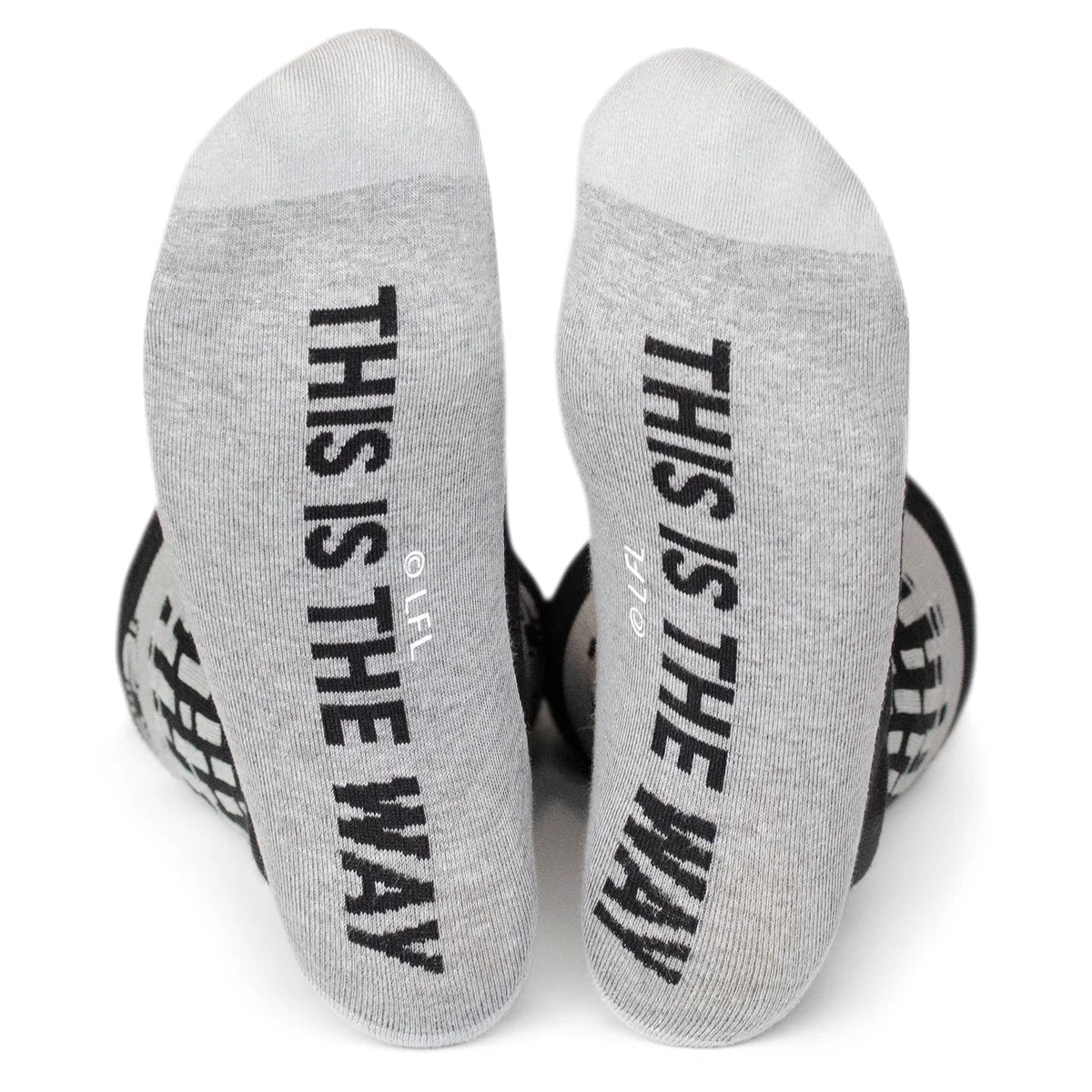 Star Wars Mandalorian "This Is The Way" Dress Socks and Lapel Pin Gift Set