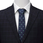 Star Wars Mandalorian Navy Dotted Tie