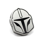 Star Wars Mandalorian and Mythosaur Multicolored Navy Dress Socks and Lapel Pin Gift Set