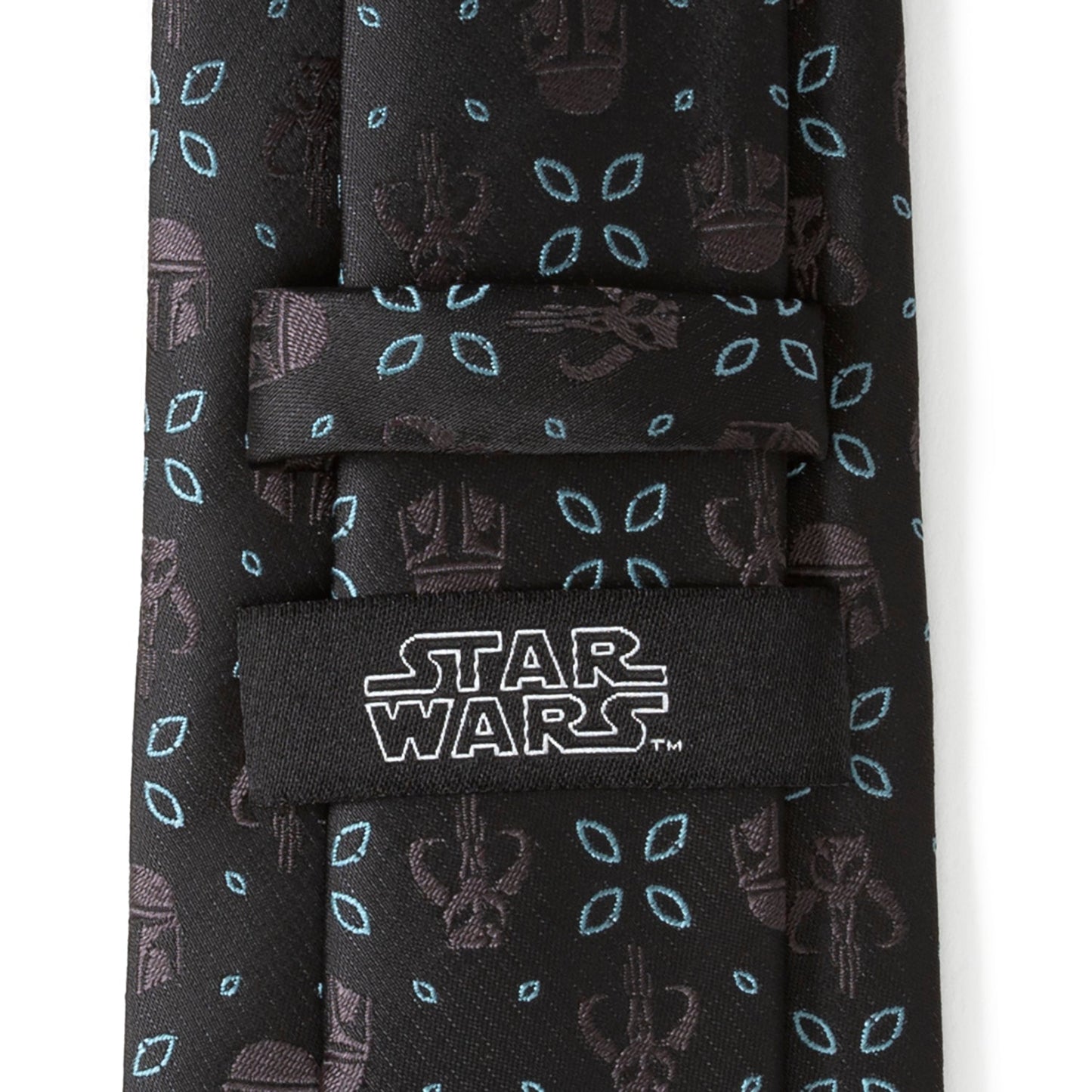 Star Wars Mandalorian Motif Black Tie