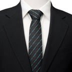 Star Wars Obi-Wan Kenobi LIGHTSABER Pattern Black Tie