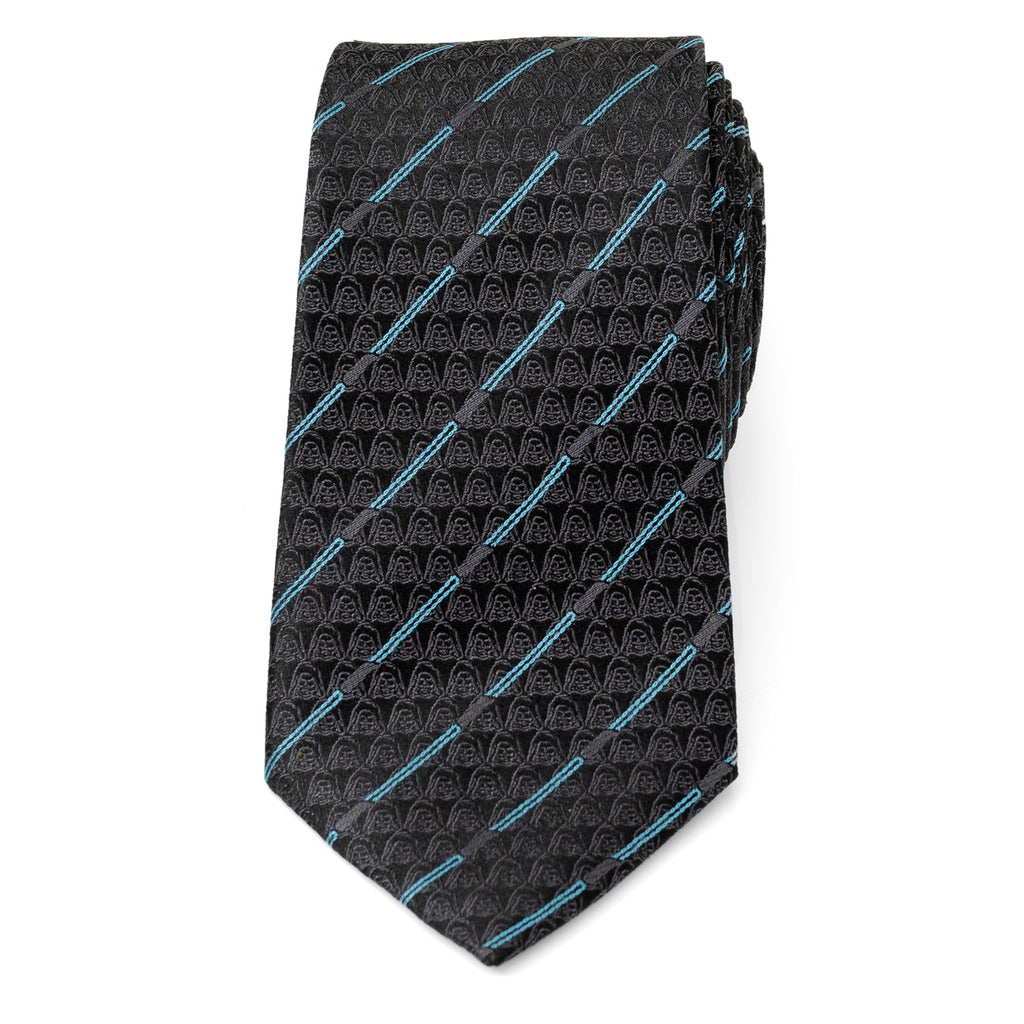 Star Wars Obi-Wan Kenobi LIGHTSABER Pattern Black Tie