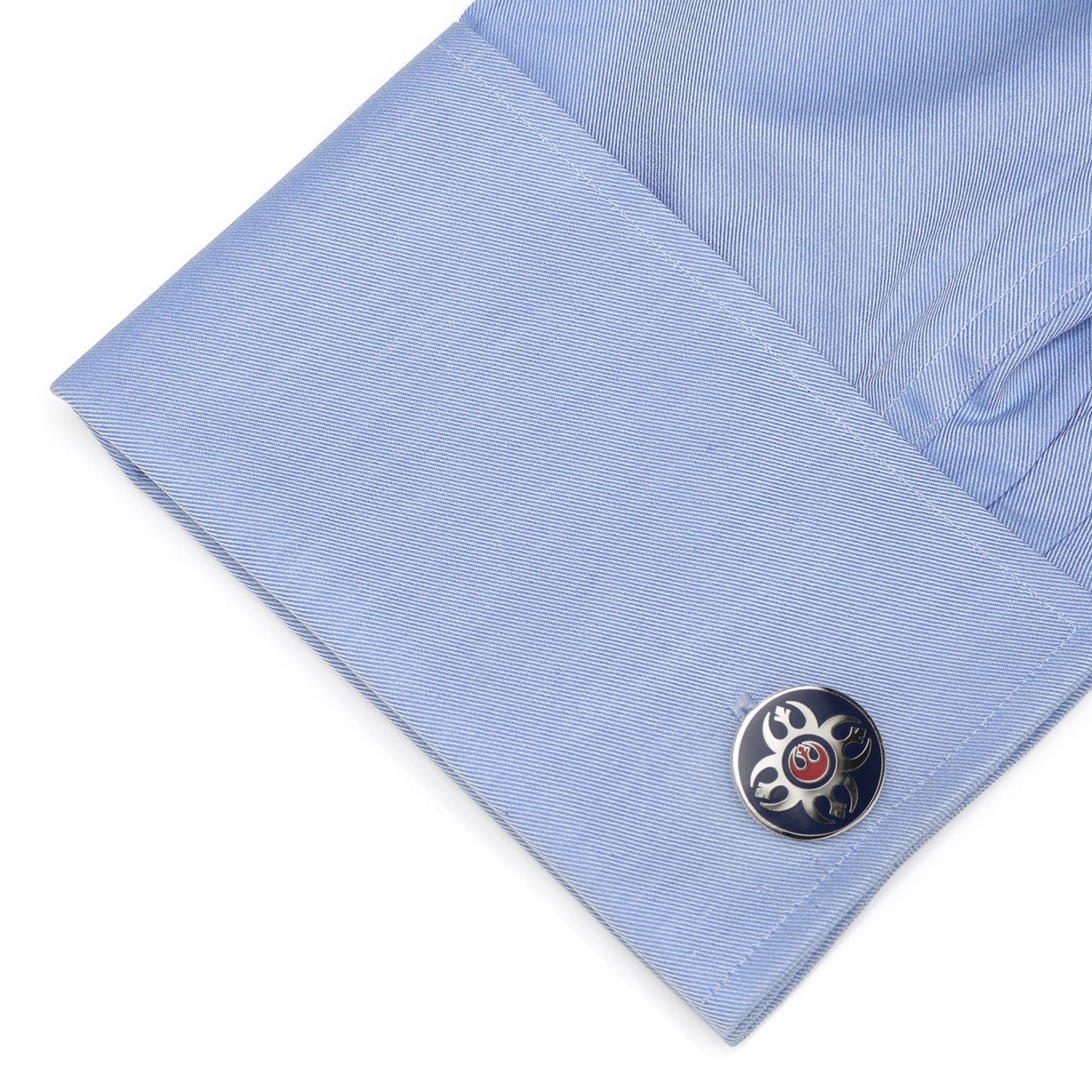 Star Wars Rebel Alliance Starbird Crest Blue and Red Cufflinks