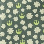 Star Wars Rebel Alliance Crest and Shamrock Green Tie